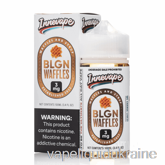 Vape Ukraine BLGN Waffles - Innevape E-Liquids - 100mL 3mg